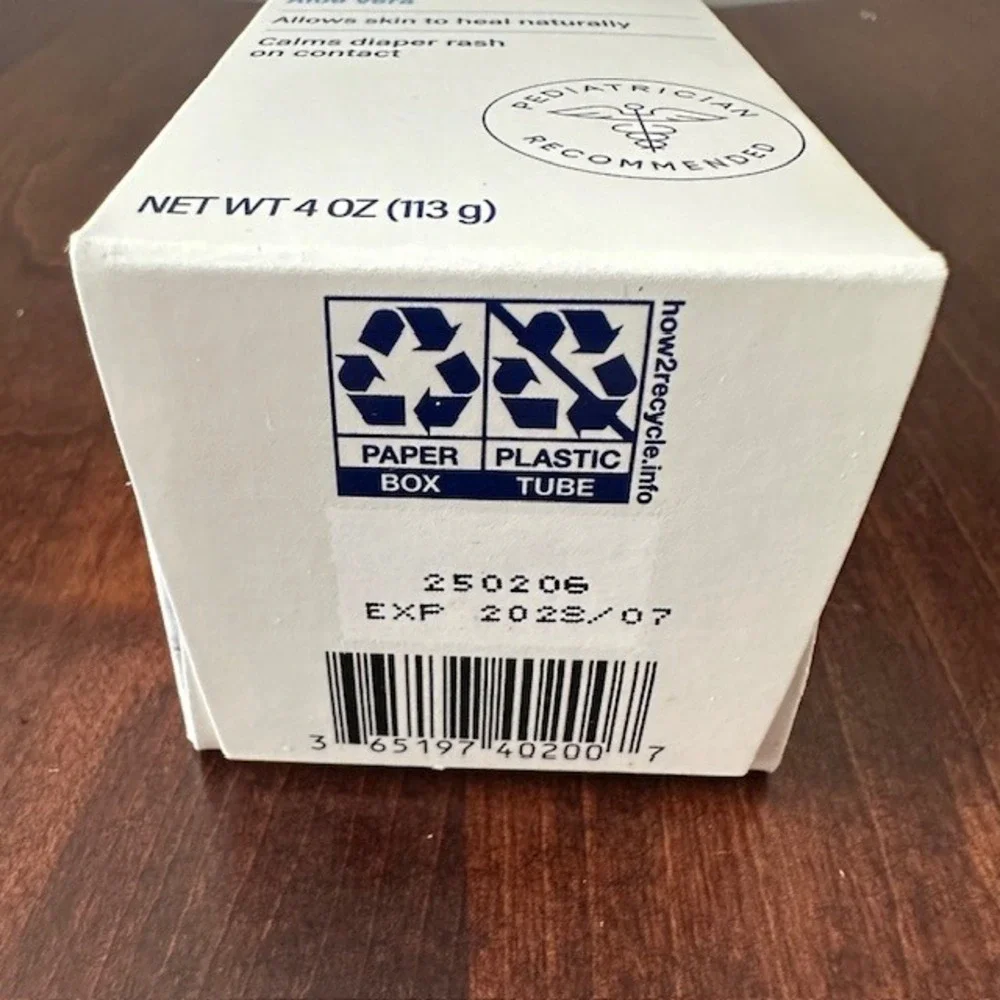 A+D Treat Diaper Rash Cream‎ With Dimethicone + Zinc Oxide 4oz exp 07/28
